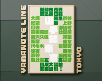 Yamanote Line Design Poster
