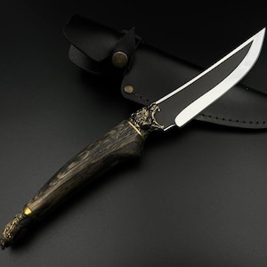 Handmade knife "Grizzly". Gift for father, husband, boss, boyfriend, son. Gift for hunter, fisherman, Valentine's day gift | made in Ukraine