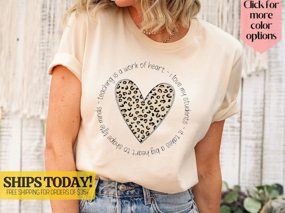 Teacher Shirt Heart Gift Teacher Shirt Heart Gift