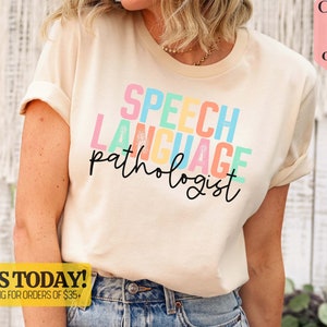 SLP Speech Language Pathologist Shirt, SLP Gifts, Sign Language T-shirt, Speech Tee, Speech Therapist Gift, Language Pathology
