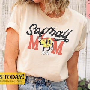 Retro Softball Shirt, Softball Mom Shirt, Softball Mama Shirt, Softball Shirts, Softball Girl, Softball Lover Shirt, Game Day Shirt