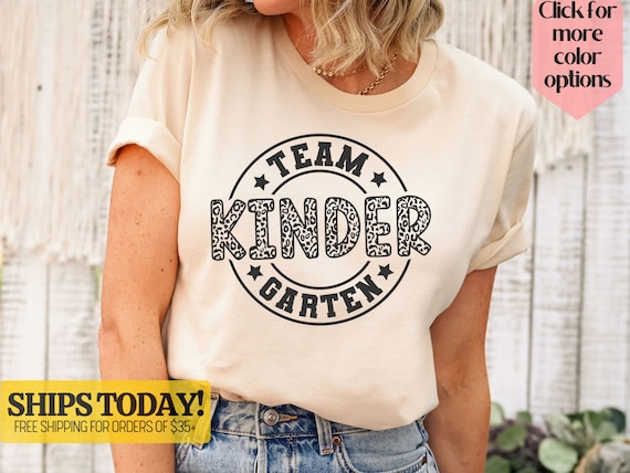 Team Kindergarten Tee Team Kindergarten Tee