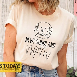 Newfoundland Mom Shirt, Newfoundland Mama T-Shirt, Newfoundland Dog Gift, Dog Owner Shirt, Dog Lover Shirt, Dog Mom Birthday Gift