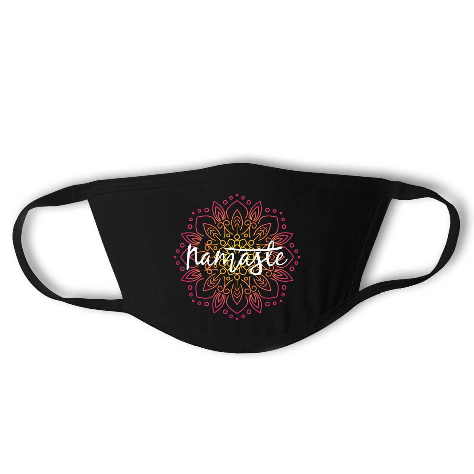 Namaste Face Mask Yoga Face Mask Buddha Namaste Yoga Mask Etsy