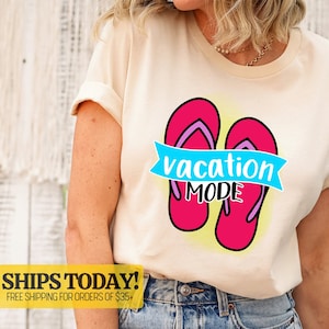 Flip Flop Shirt, Beach Tees, Slipper Shirts, Flower Flip Flop Shirts, Summer Shirt, Vacation Mode Shirt, Funny Travel Shirt, Surfing Shirt