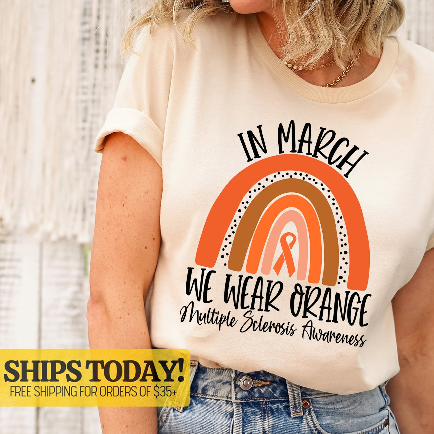 Multiple Sclerosis Awareness T-Shirt I Ms Wear Orange Multiple Sclerosis Awareness T-Shirt I Ms Wear Orange