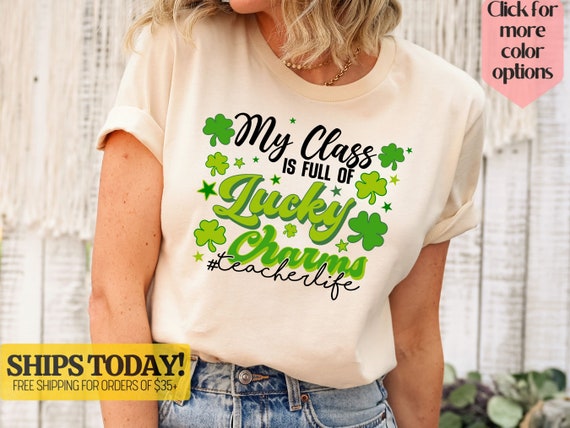 One Lucky School Secretary St Patrick's Day Irish T-Shirt One Lucky School Secretary St Patrick's Day Irish T-Shirt