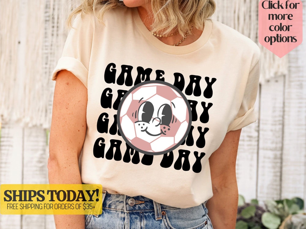 Game Day Shirt For Women, Sports Shirt For Game Day, Game Day Tshirt, Game Day T Shirt, Game Day Tee, Football Shirt, Retro Game Day T-Shirt Bespoketshirt
