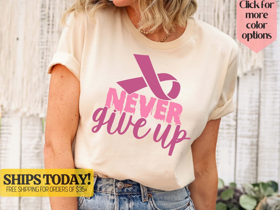 Breast Cancer Shirt, Breast Cancer Gifts, Breast Cancer Ribbon Shirt, Sunflower Ribbon Shirt, Cancer Survivor Gift, Cancer Warrior Shirt main image 1
