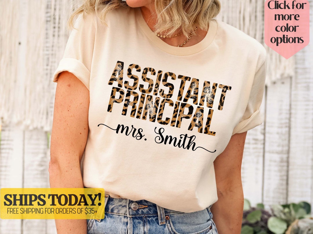 Personalized Assistant Principal Shirt, Assistant Principal Shirt