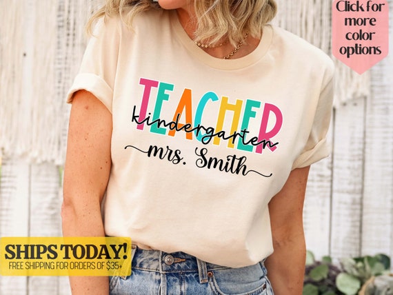 Kinder Crew Cute Kindergarten Teacher Shirt Back To School Kinder Crew Cute Kindergarten Teacher Shirt Back To School