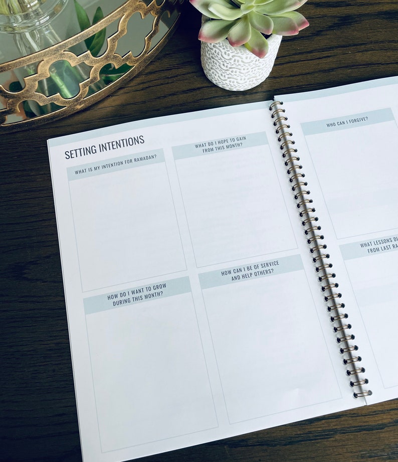 2023 Ramadan Planner and Journal, Turquoise Etsy
