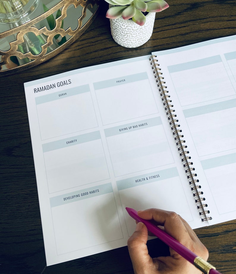 2023 Ramadan Planner and Journal, Turquoise Etsy