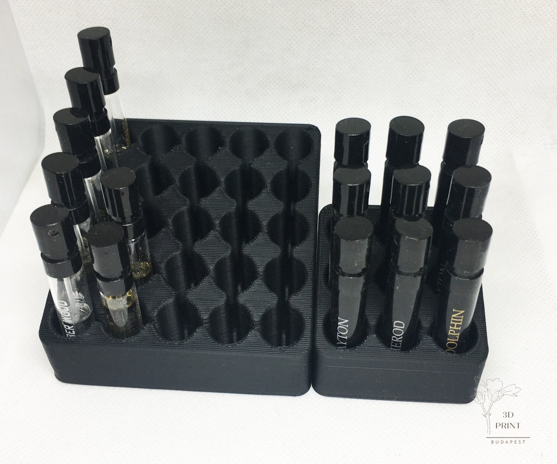Small Perfume Vial Holder / Perfume Sample Holder / 3D Printed Etsy
