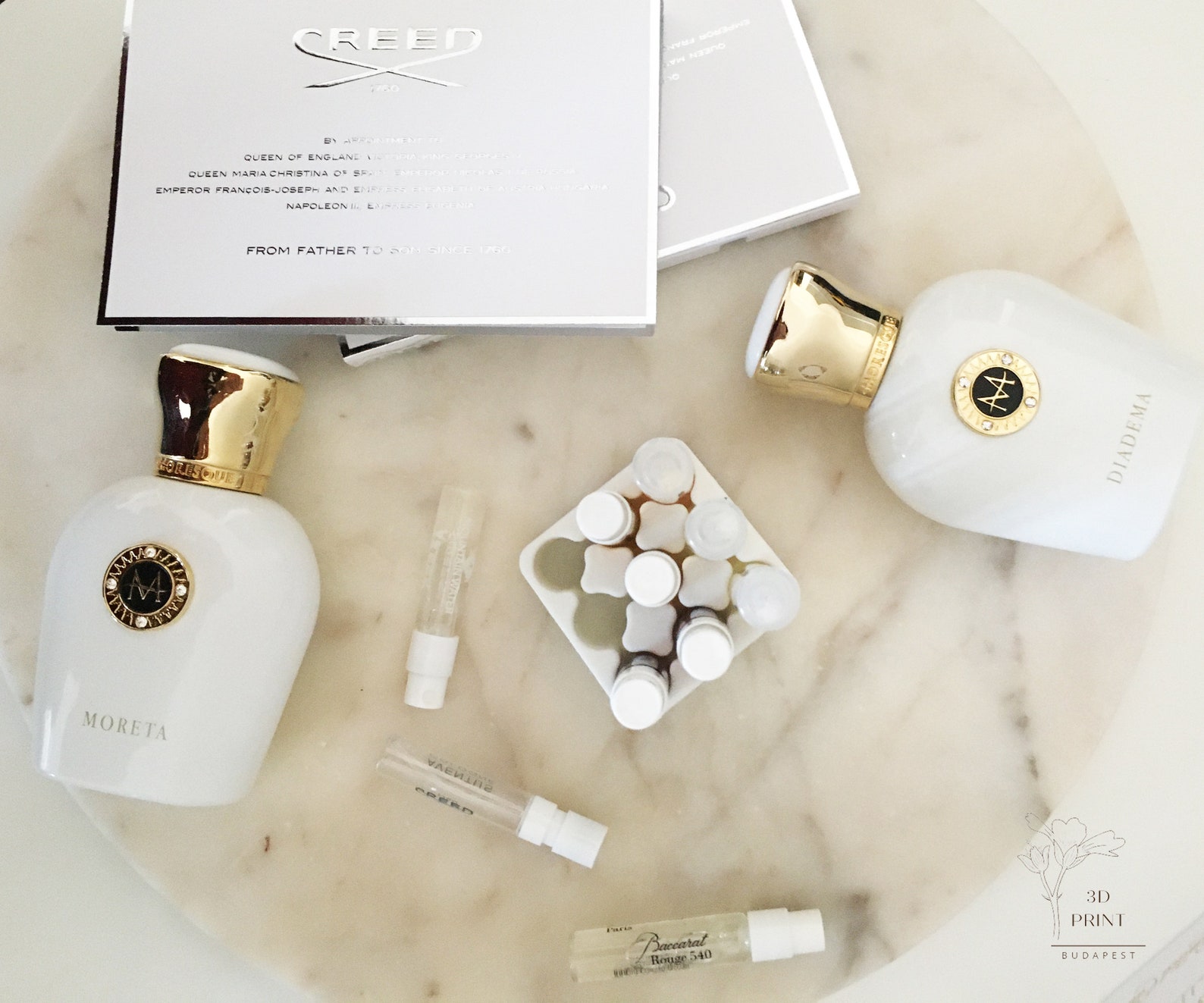 Small Perfume Vial Holder / Perfume Sample Holder / 3D Printed Etsy