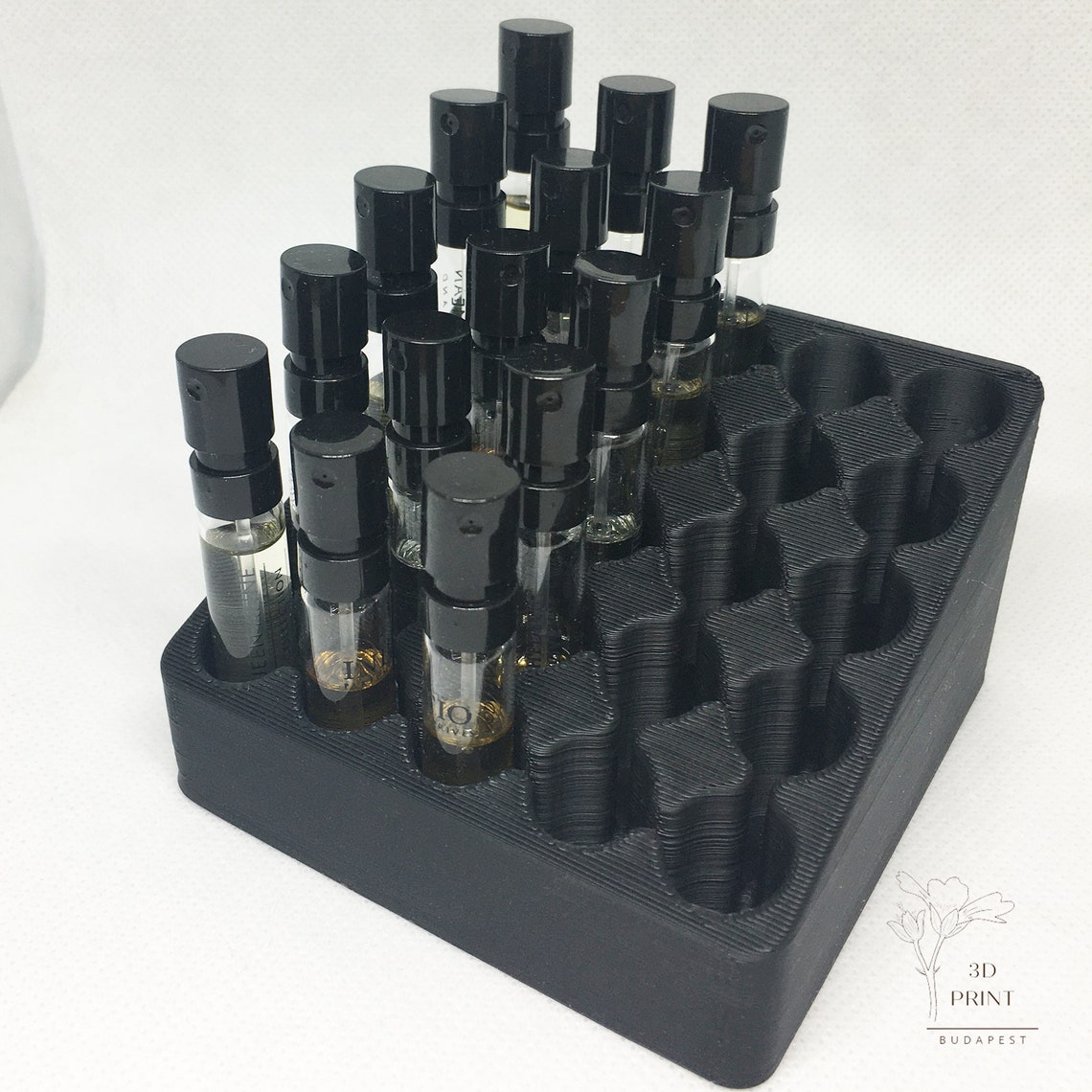 Small Perfume Vial Holder / Perfume Sample Holder / 3D Printed Etsy