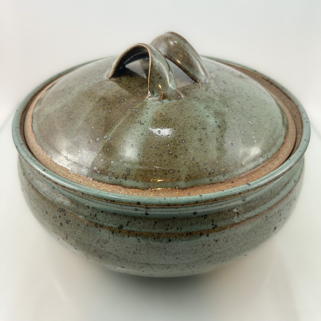 Large Stoneware Crock Pot Casserole Dish Handmade Ceramic - Etsy