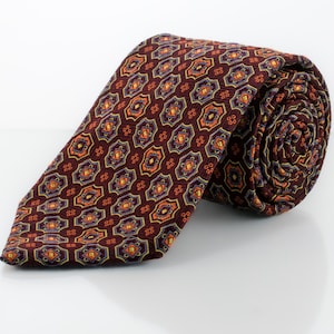 Silk Jacquard Tie - Rare Floral Pattern | Holland and Sherry | Great Gift for Dad