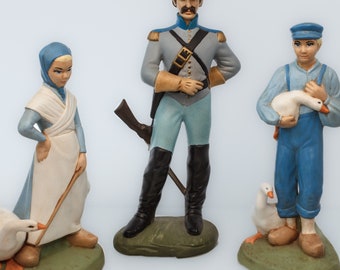 Vintage Figurines - Farmhouse Decor Collection | Dutch Farm Figures