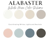 Sherwin Williams Alabaster Color Palette: Whole House Scheme (Digital Download)