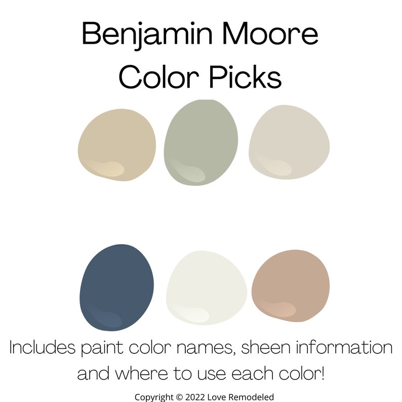 2022 Popular Paint Color Palettes Etsy