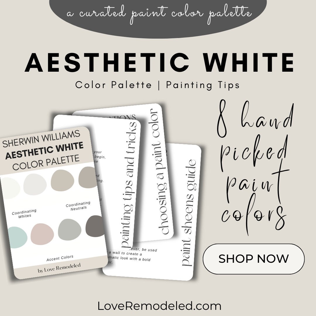 Sherwin Williams Aesthetic White Color Palette Aesthetic White Color Scheme Coordinating Colors