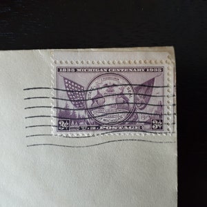 3 cent 1935 Michigan Centenary stamp