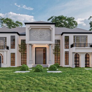 Exterior house 3d photorealistic rendering, 3d rendering, 3d exterior rendering, realistic exterior rendering, rendering, architects cgi