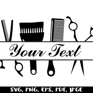 Hair Dresser SVG,Hair Stylist SVG, png,Hair Stylist Split Frame,Hair Style Tools,Hairdresser SVG, Hair Stylist Split Frame, Hair Style Tools