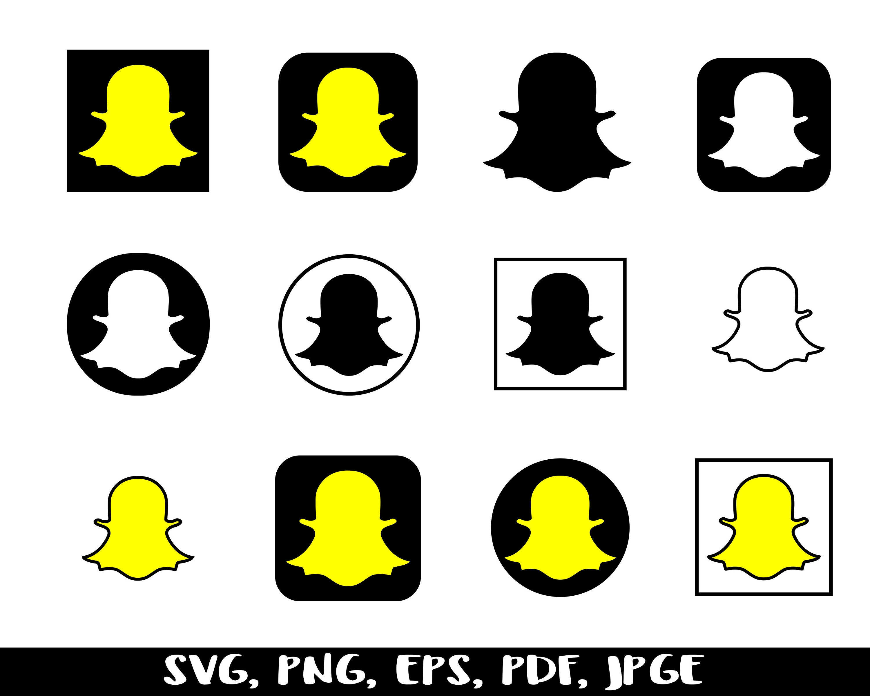 Snapchat Logo PNG vector in SVG, PDF, AI, CDR format