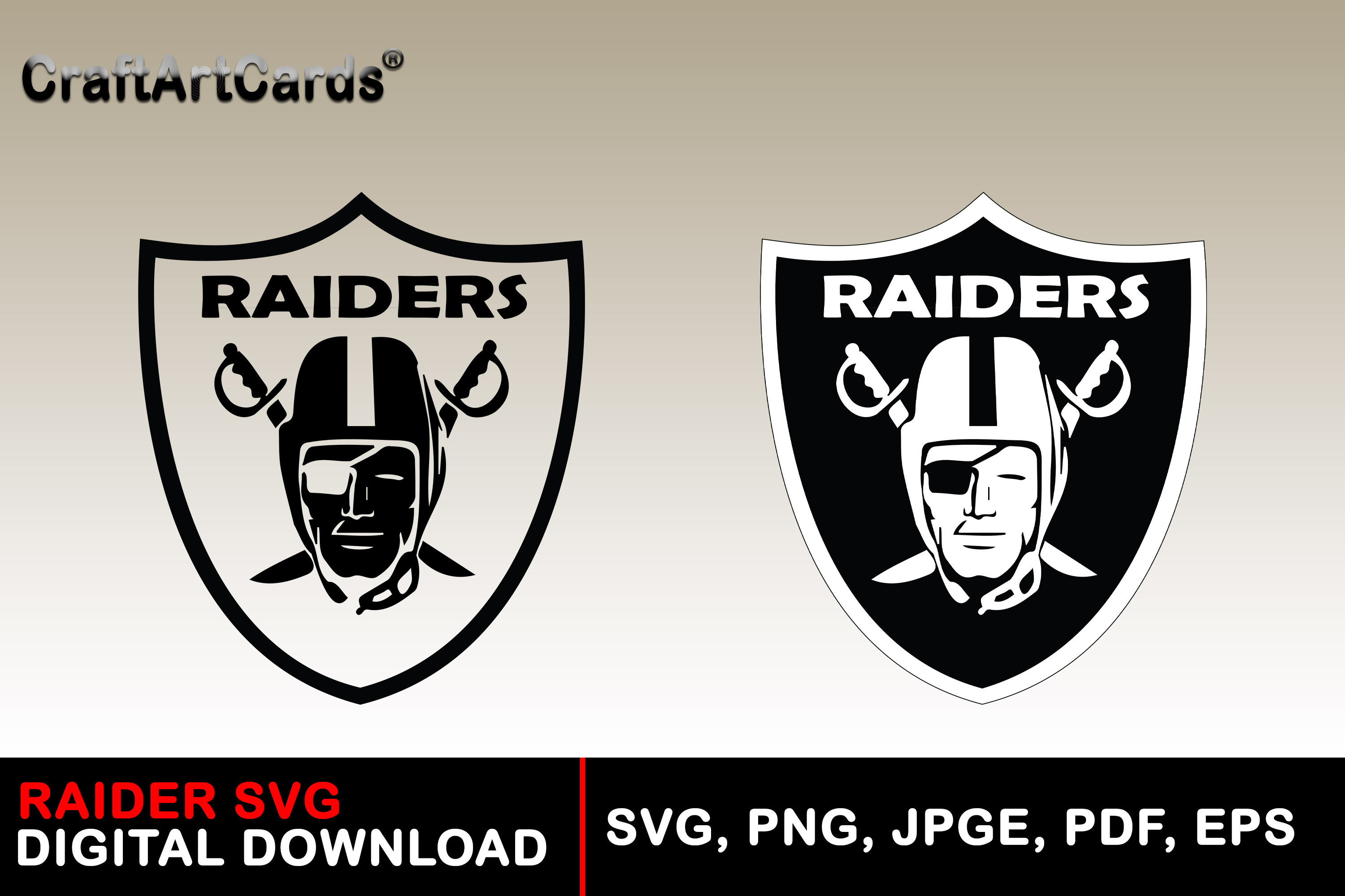 Oakland Raiders Logo For Cricut Svg