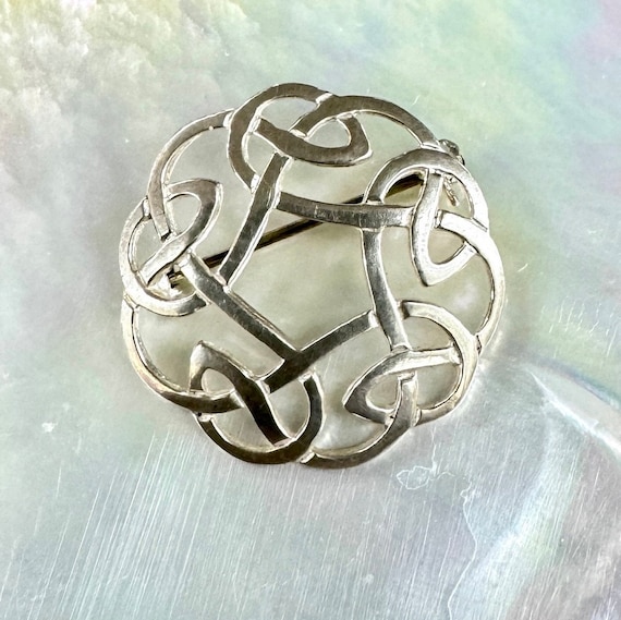 925Silver CELTIC SILVER BROOCH