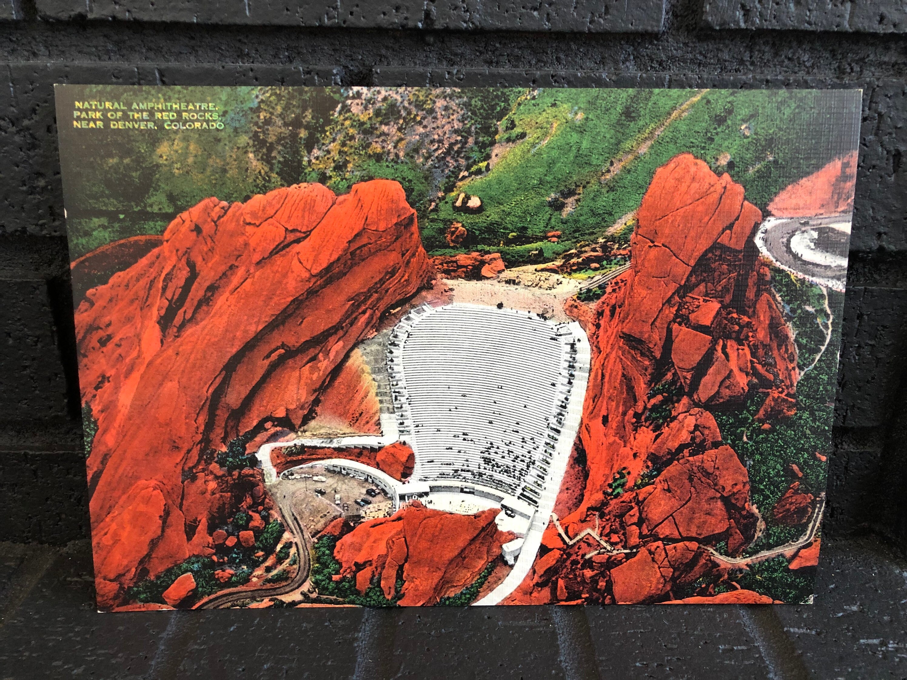 Red Rocks Advertisements Advertisements Art & Collectibles Vintage Red Rocks Postcard 1930s/40s ...