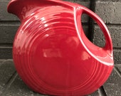 Vintage Burgundy Fiestaware Pitcher