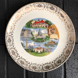 Vintage Washington DC Souvenir Plate