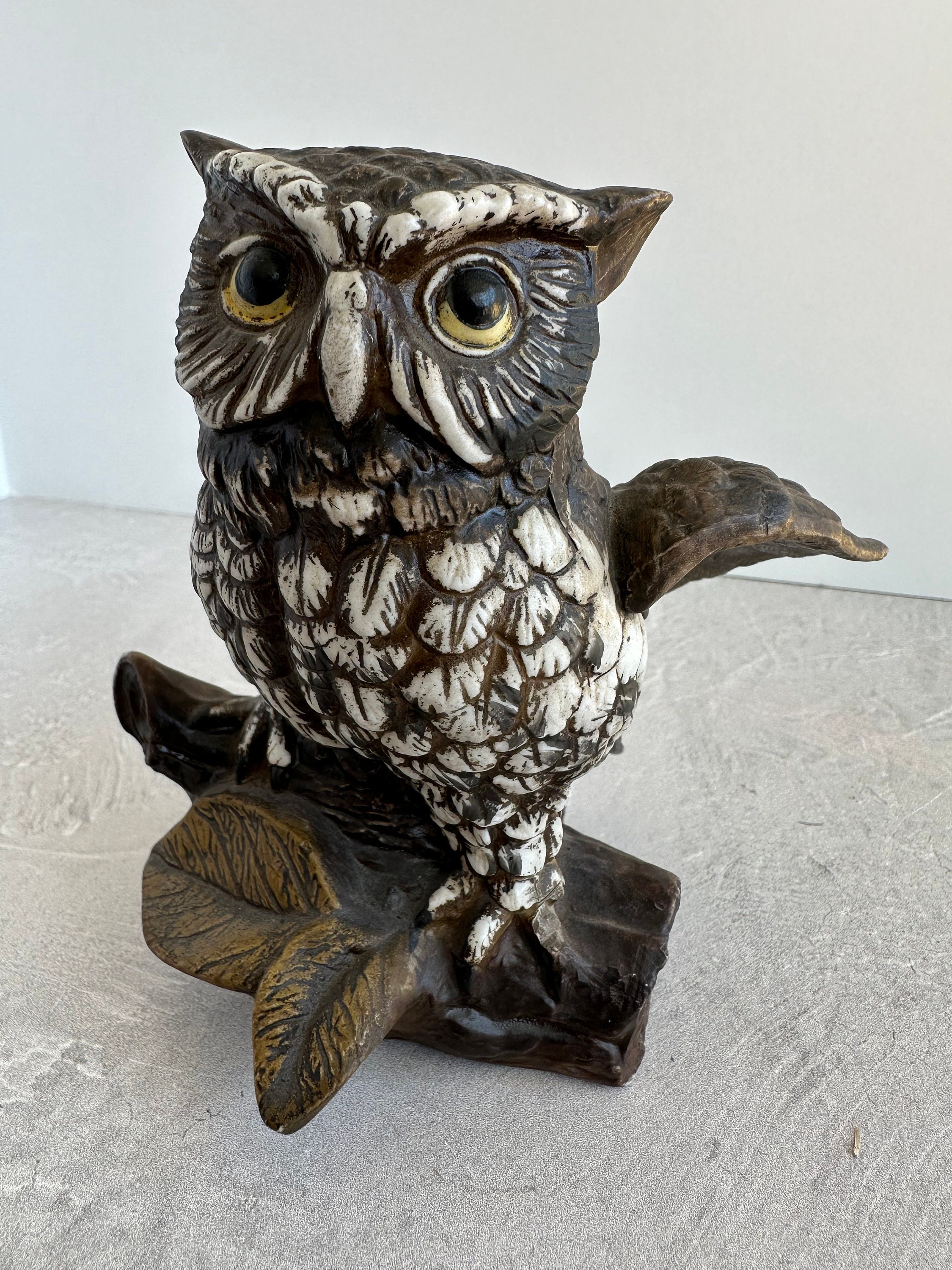 Vintage Homco Owl Figurine