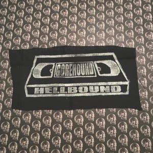 Gorehound horror punk cloth patch