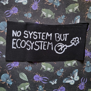 No system but ecosystem punk cloth patch
