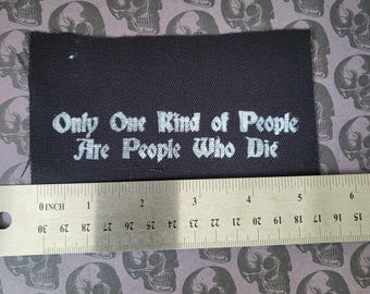 One kind of people punk cloth patch
