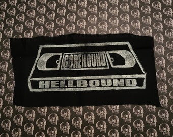 Gorehound horror punk cloth patch