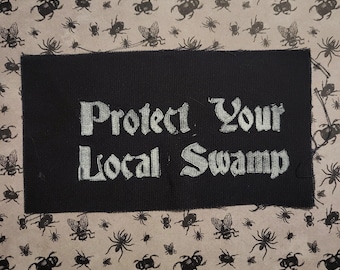 Protect your local swamp punk cloth patch