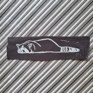 Depressie wasbeer punk patch