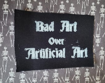 Bad Art punk cloth patch