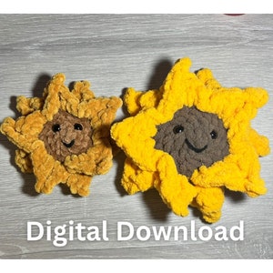 Digital Download No Sew Pocket Flower Crochet Pattern Only PDF Sunflower Spring Collection Chunky Blanket Yarn