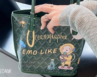 Green Goyard Etsy Green Goyard Etsy