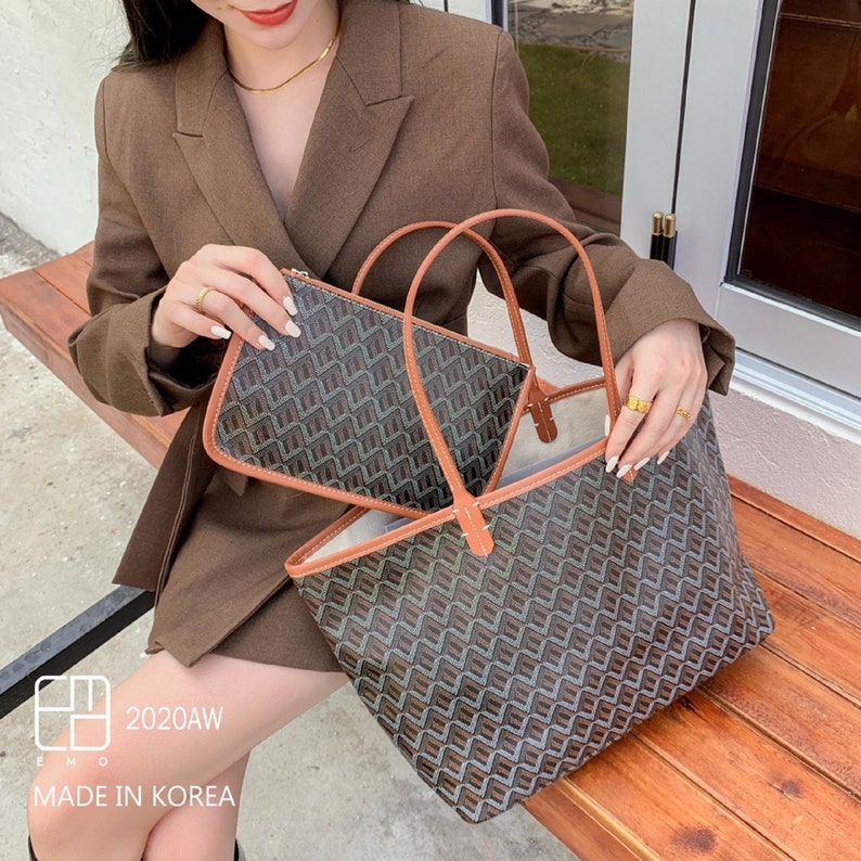 EMO Large Tote Bag Goyard Inspired 