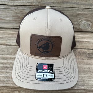 Little Pecker Club Men&#39;s Richardson 112 Trucker Hat, funny mens hat, customizable hat, mesh back hat, laser engraved hat, leatherette patch