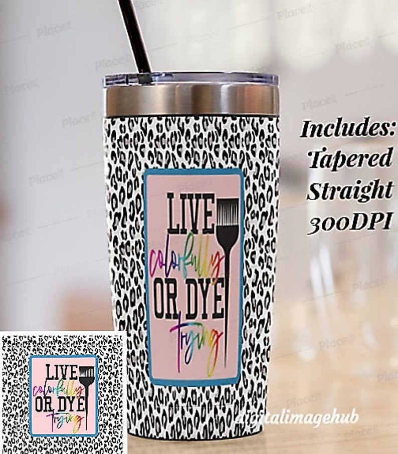 20 ounce skinny tumbler sublimation tumbler transfers ready Etsy