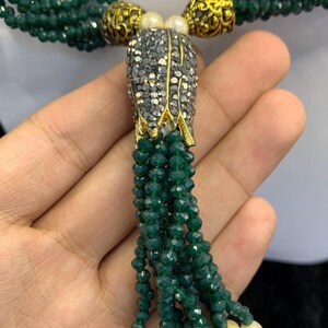 Wild Spirit Green Agate Selena Beaded Necklace