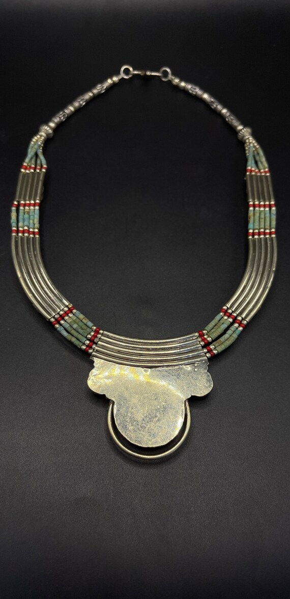 【a-70】　Old new Tibetan style necklace Vintage Tibetan Necklace – World Woven